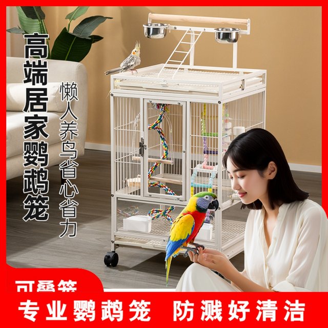 Curated visual reference: Fresh Look at High End Parrot Bird Cage Large Household Cage Keck Xuanfeng