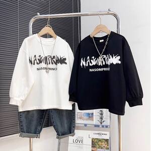 
Children's clothing, boys' spring and autumn clothing, stylish bottoming T-shirts, handsome casual tops, spring and autumn new pure cotton t trendy brand long sleeves