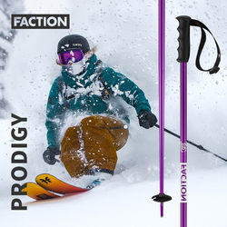 Faction Prodigy Genius Ski Poles Double Board All-Terrain Lightweight Aluminum Alloy Lightweight Outdoor Park