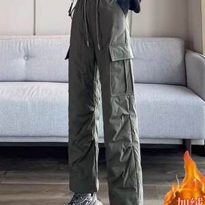 
Workwear down pants women's winter outer wear 2025 new minus 40 degree extreme cold Harbin Northeast cold-proof large cotton pants