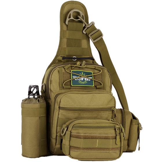 Guardian tactical chest bag Men's shoulder mesengers outdoor road Asian pocket canvas multifunctional backpack soby bag