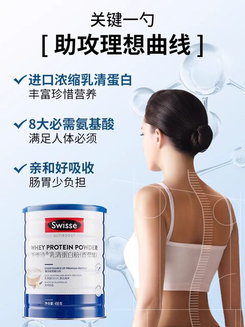 Swelle Swisse Wrathm Protein Powder Protein Powder Nutrition of the Elderly Nutrition Men and Women's Genuine official flagship XD
