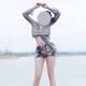 Mind exposes the slightly translucent gauze net bright silk super skirt low waist sexy versatile skirt elastic bag hip skirt female
