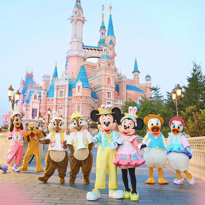 高铁上海迪士尼旅游3天2晚上海海昌海洋馆东方明珠浦江游船跟团游