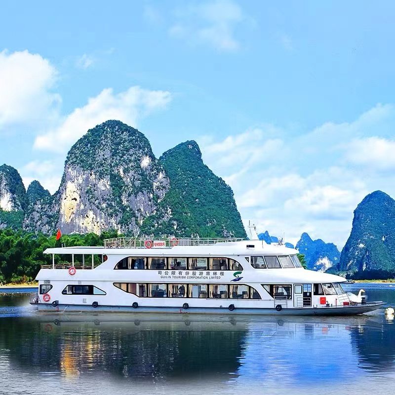 飞机往返一价全含12人小团广西桂林阳朔旅游5天4晚纯玩跟团游漓江