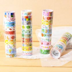 Mini Handmade DIY Tape Korean Version Colorful Dreamy Cute Cartoon Tape/Transparent Tape/Cartoon Version