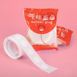 Traceless Adhesive Dots, Double-Sided Adhesive for Balloons, Won'T Damage Walls, Transparent Small Round Adhesive Dots, Tape That Doesn'T Leave Adhesive Residue