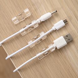 Self-Adhesive Cable Clips Creative Self-Adhesive Wire Organizers Storage Fixers Network Cable Line Clips No-Nail Installation