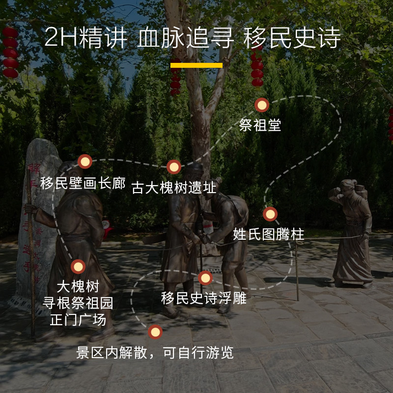 猩咖说山西临汾大槐树含门票2H大咖小包团人工讲解山西旅游