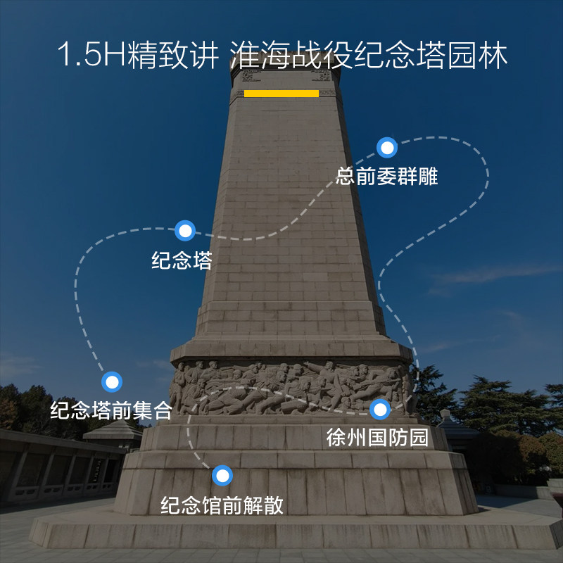 猩咖说徐州淮海战役烈士纪念塔园林含纪念馆门票1.5H包团大咖讲解