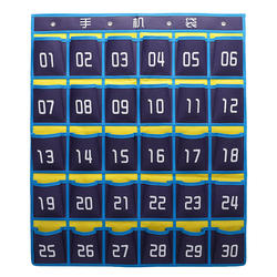 30-Compartment Mobile Phone Hanging Bag, Classroom Office Conference Room Mobile Phone Storage Bag, Student Storage Bag