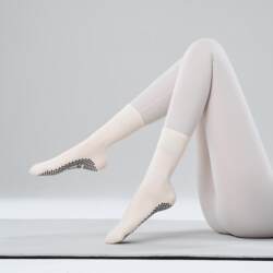2025 Autumn and Winter New Yoga Socks Non-Slip Professional Women's Pilates Training Socks Mid-Tube Indoor Sports Fitness Socks