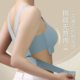 Side-button underwear for women in summer, thin, steel-free, small breasts, anti-sagging, adjustable, seamless cross-over back bra