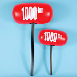 Inflatable Hammer Toy Balloon Hammer Extra Large Punishment Kidsren Knocking Air Thousand Ton Hammer Blowing Mace Hammer