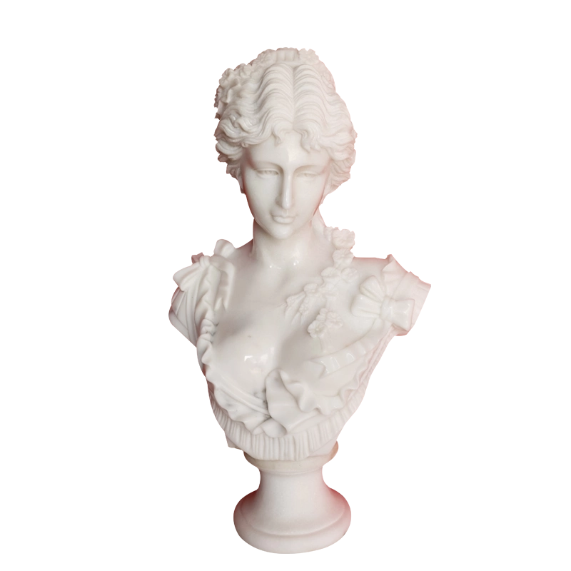 ガイル少佐　イタリア製 古代ローマ女性彫刻像 大理石像  高さ48cm ガイル少佐様専用 イタリア製 古代ローマ女性彫刻像 大理石像 高