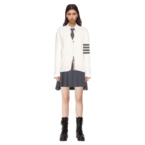 
[Official authentic] TB cardigan women's knitted jacket slim long-sleeved sweater men and women couples fashion brand tops