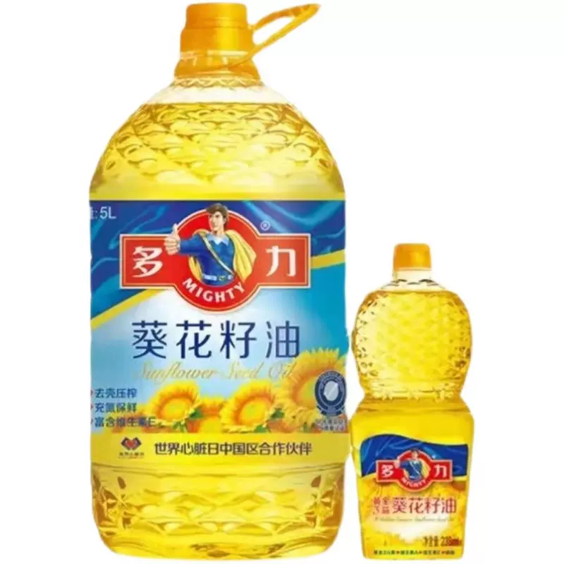 葵花籽食用油5l 葵花籽油238ml小油多力葵