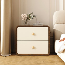 Second-Hand Solid Wood Bedside Table, Simple Modern Small New Model, Cream Style Minimalist Home Bedroom Bedside Storage Cabinet