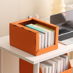 Kraft Paper Storage Box Moving Organizer Box for Documents, Books, Foldable Snack and Toy Storage Box