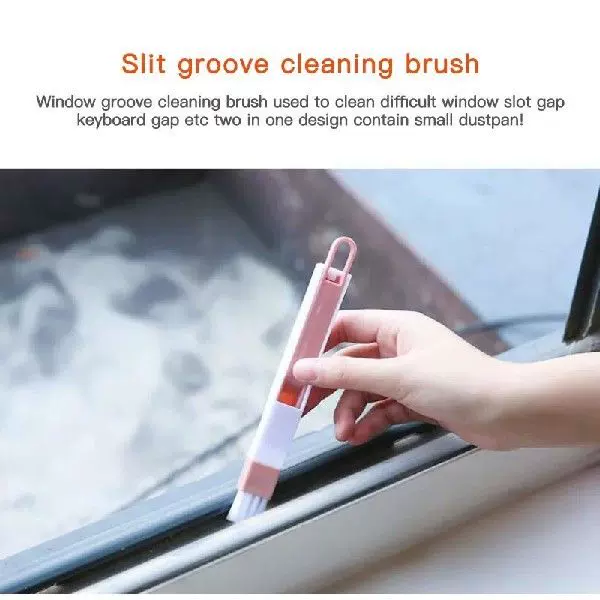 1pc Multifunction Window Computer Cleaning Brush Window Groove