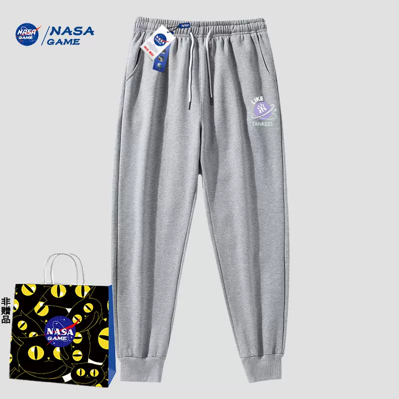 NASA GAME 23年秋季款 运动休闲裤小脚裤 天猫优惠券折后￥49.9包邮（￥149.9-100）男、女多色可选  加绒款￥59.9