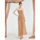
Sheer Luck New Summer Thea Dress Women's Off-Shoulder Mesh Pleated Strapbreast Dress Seaside Vacation