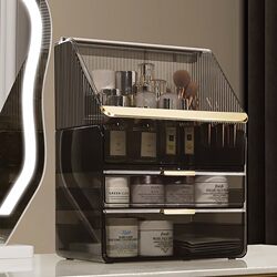 German Fzy Cosmetics Storage Box Desktop High-Grade Dust-Proof Bedroom Dressing Table Skincare Product Storage Rack