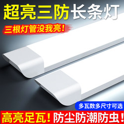 Three-Proof Purification Lamp Led Strip Light Ultra-Thin Full Set Fluorescent Tube Ceiling Strip Office Super Bright Integrated