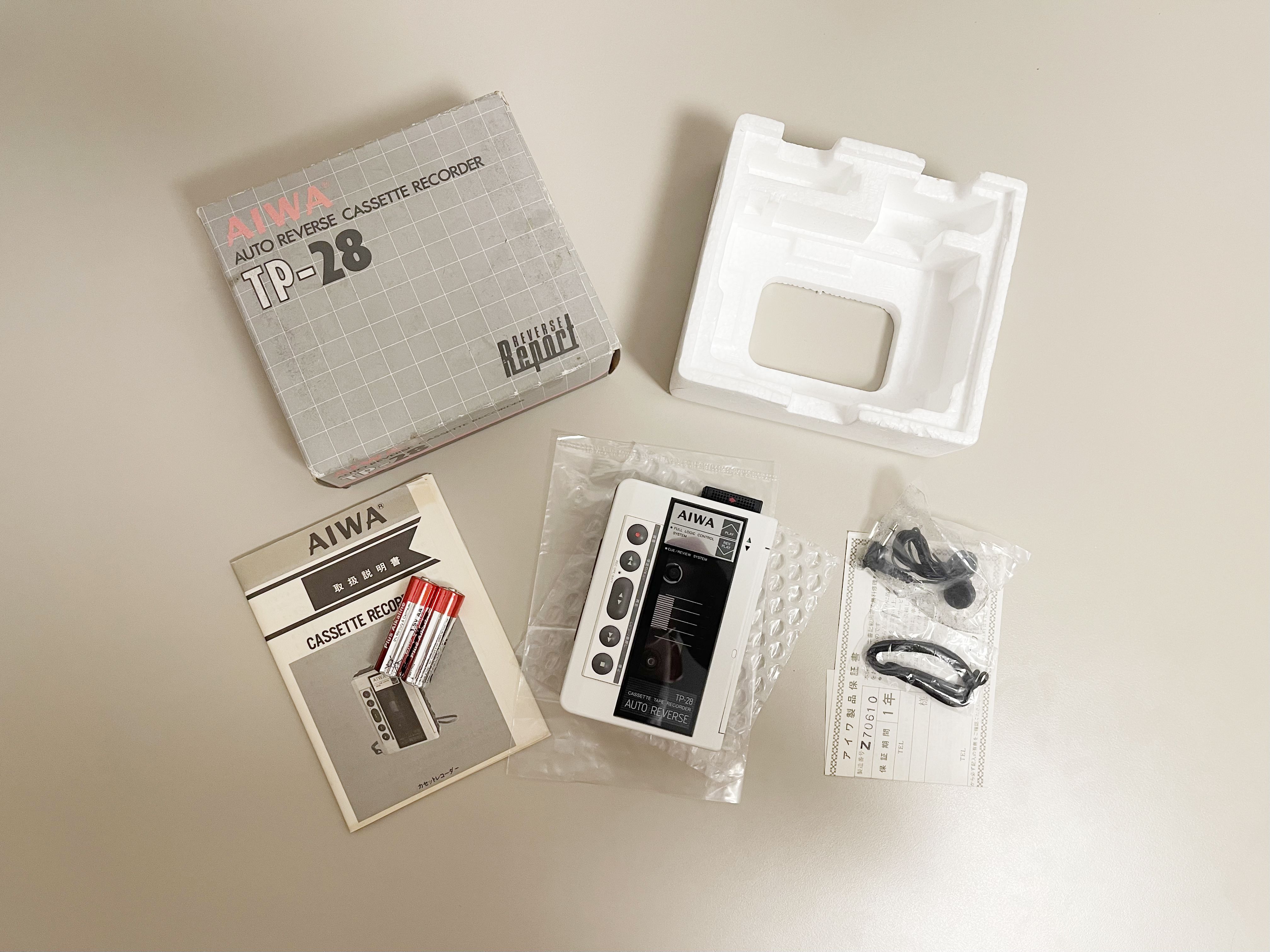 アイワ AIWA TP-28 カセットテープレコーダー アイワ AIWA TP-28 カセットテープレコーダー