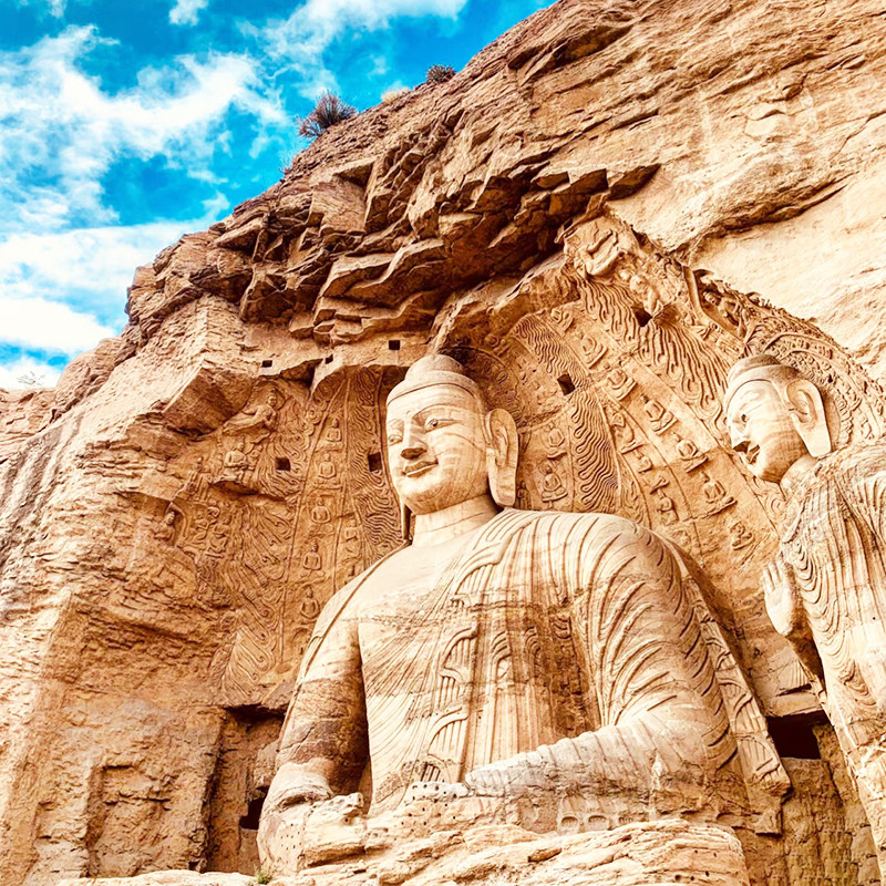 【含高铁】山西旅游五台山云冈石窟平遥古城乔家大院5天4晚跟团游