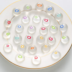 Transparent Emoji Squishy Toy, Super Cheap Cartoon Soft Rubber with a Squishy Texture, Stress Relief Toy, Vent Ball