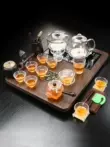 Nhà phòng khách nhỏ khay trà hoàn toàn tự động cát tím bộ trà kung fu đáy nước sôi ấm siêu tốc tích hợp bàn trà bàn trà điện cao cấp Bàn trà điện