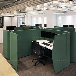 Modern Scandinavian New Designer Surround Office Workstation Private Semi-Shaped Special-Shaped Surround Shared Personalized Work Station