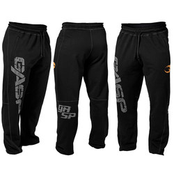 Gasp Autumn and Winter Fitness Sports Pants with Cuffs, Muscle Men's Bodybuilding Training Large Size Oriental Loose Squat Sweatpants