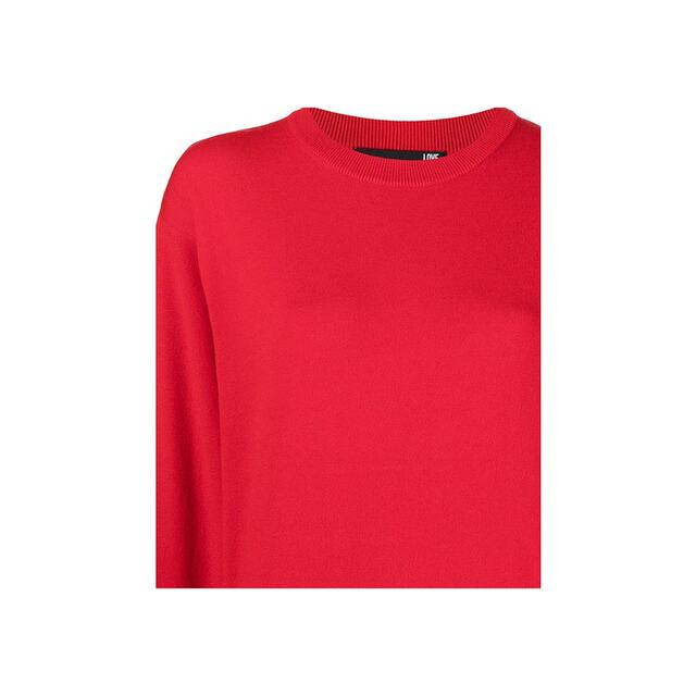 Hong Kong Direct Mail Moschino logo inlay tight woven pullover WS54G101370 knitted round collar

