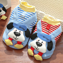 Autumn and Winter New Pet Clothing Accessories for Large Dogs Like Golden Retrievers, Corgis, and French Bulldogs, Vest with Four Legs, Fleece-Lined, for Hairless Cats