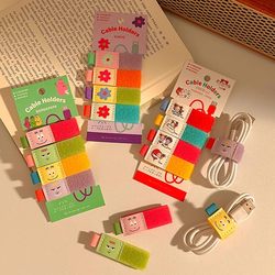 Cute cartoon data desktop cable organizer