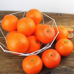 Simulated Fruit Fake Orange Tangerine Model Store Supermarket Home Cabinet Soft Decoration Props