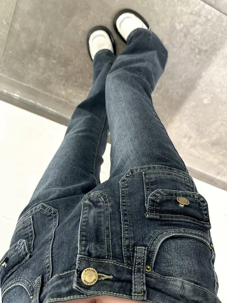 .Fax Copy Express* 做旧修身牛仔裤 Slim Dirty Wash Jeans-Taobao