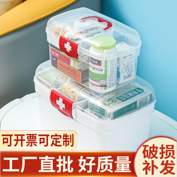 Portable Small Home First Aid Kit Medicine Storage Box Medicine Box for Home Use Large Capacity Organizer