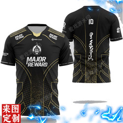 Mongolz Team Uniform Major Short-Sleeve T-Shirt for Men and Women, Cs:Go Competition Jersey, Support Apparel