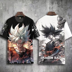 Dragon Ball Merchandise Clothing Anime Son Goku Impression Kakarotto Two-Dimensional Summer Outfit Men's Short-Sleeved T-Shirt ins