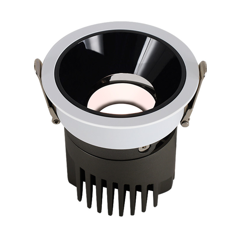 주 조명 눈부심 방지 깊이 컵 스포트라이트 75MM 개구부 좁은 프레임 홀 램프가 없는 가정용 거실용 내장형 다운라이트 -