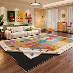 Japanese Imported Children's Washable Carpet, Waterproof and Easy-To-Clean Crawling Mat for Living Room and Bedroom