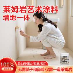 Lime Rock Floor Coating Bathroom Tile Color Change Household Indoor Wall Paint Wear-Resistant Self-Leveling Floor Paint