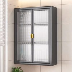 Wall-Mounted Kitchen Storage Cabinet, Multi-Layer Small Wall Cabinet, Spice Storage Cabinet, Spice Bottle Storage Cabinet, Spice Rack