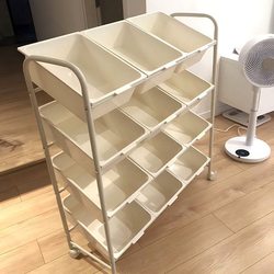 Children's Toy Storage Rack, Floor-Standing, Multi-Layer, Household Baby Toy Organizer, Simple Classification Storage Box, Storage Cabinet