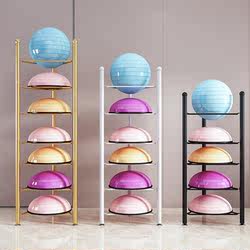 Gym Equipment Storage Rack for Balance Balls, Multi-Layer Balance Medicine Balls, Half-Ball Yoga Equipment, and Fitness Supplies