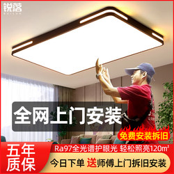 Living Room Ceiling Lamp 2025 New Modern Simple Atmospheric Hall Main Lamp Rectangular  Master Bedroom Lamp
