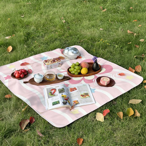 
Spring Outing Good Things Camping Picnic Mat Seaside Moisture-proof Waterproof Mat Thickened Outdoor Travel Portable Park Lawn Mat